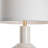 Coastal Lamp- Crackled Snow