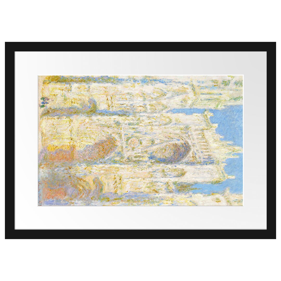 Gerahmter Kunstdruck Rouen Cathedral I von Claude Monet