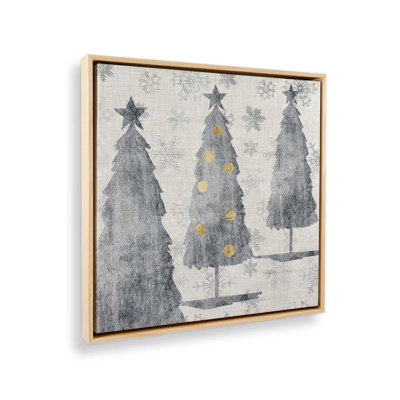 «Festive Silver Trees», reproduction sur toile