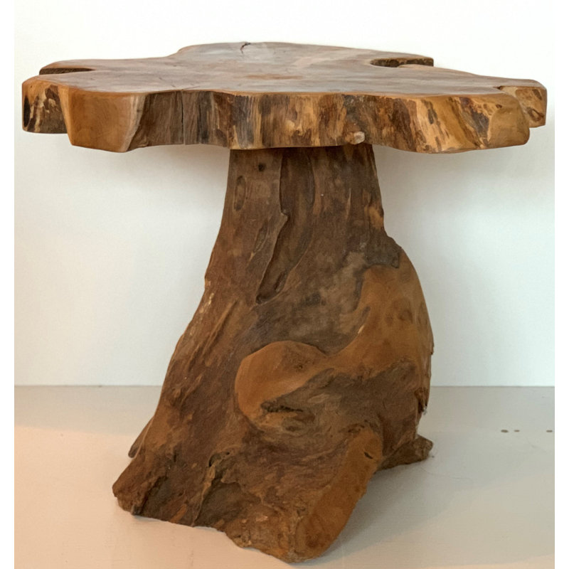 Table de bout en bois massif Asaro