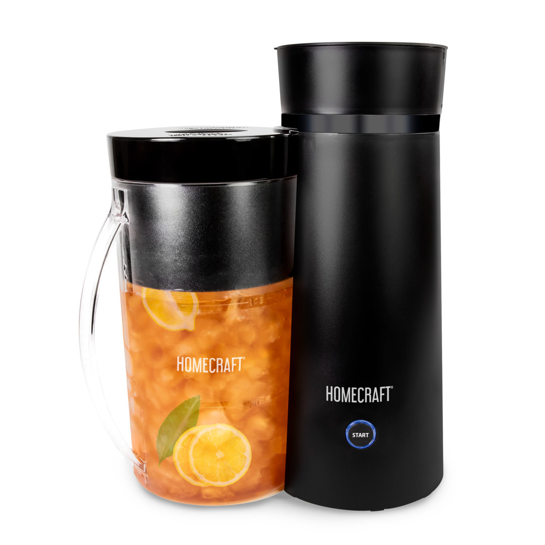 Homecraft 2-Quart Electric Iced Tea Maker for Sweet Tea and Cold Brew Coffee, Double Insulated Pitch HomeCraft 