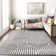 Rambo Bohemian Stripe Arch Design Area Rug