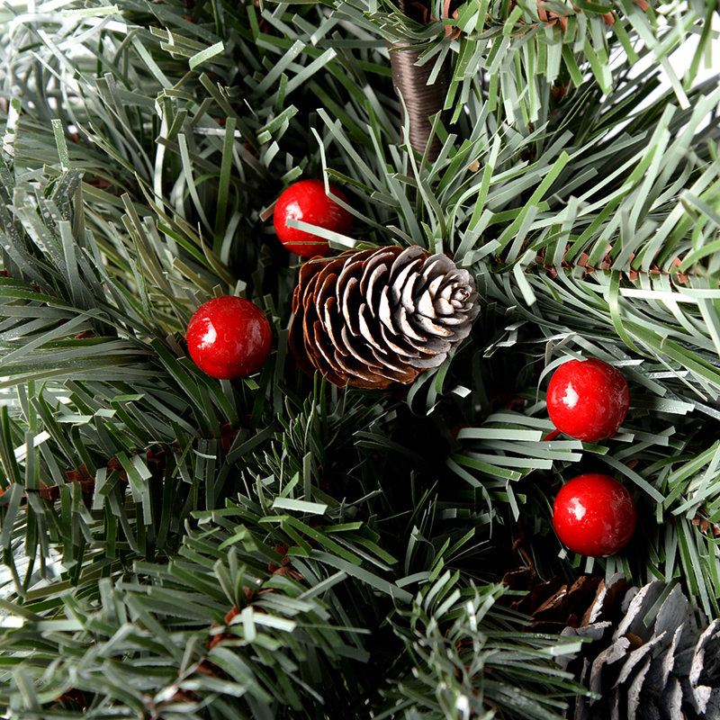 Lighted Artificial Spruce Christmas Tree, 12ft H x 6.5ft W x 6.5ft D
