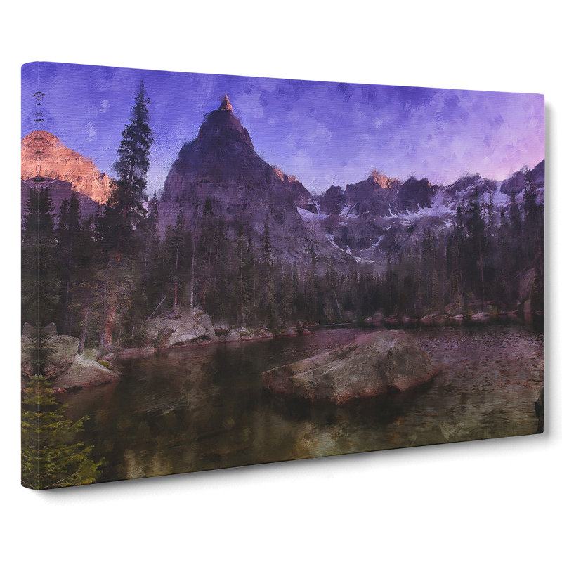 Eagle Peak Mountain - Wrapped Canvas, 40cm H x 60cm W x 3cm D