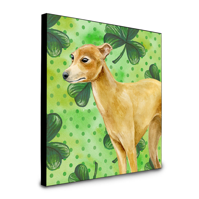 Ibiza Animals Artwork Wall Panel, Italian Greyhound