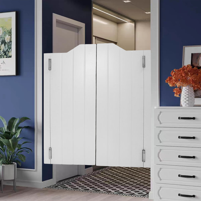 41.93'' Solid Wood with Installation Hardware Kit without Installation Hardware Kit Café / Saloon Door, 29.92" x 41.93"