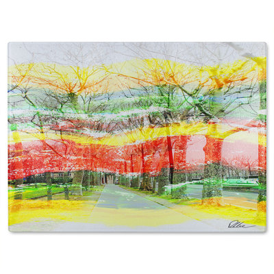 Vanishing Point Glass Chopping Board