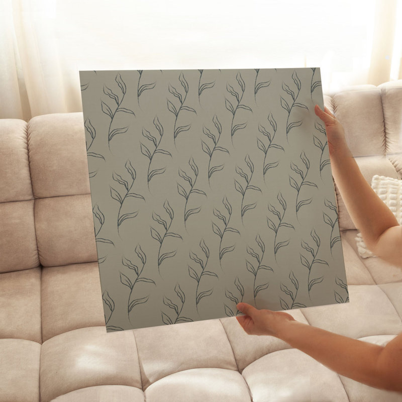 «Botanical Neutral Mute Botanical IV», reproduction d'art moderne sans cadre, H 24 po x l 24 po