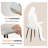 63" 5-Piece Rectangular Dining Table Set with Upholstered Chairs, Modern Wood-Look Set for Kitchen Dining Room-1822946960
