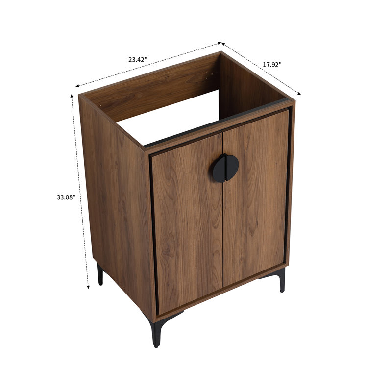 21.03'' Single Bathroom Vanity Base Only