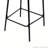 Paper Rope Round Bar Stools with Back Set of 2-1189745057