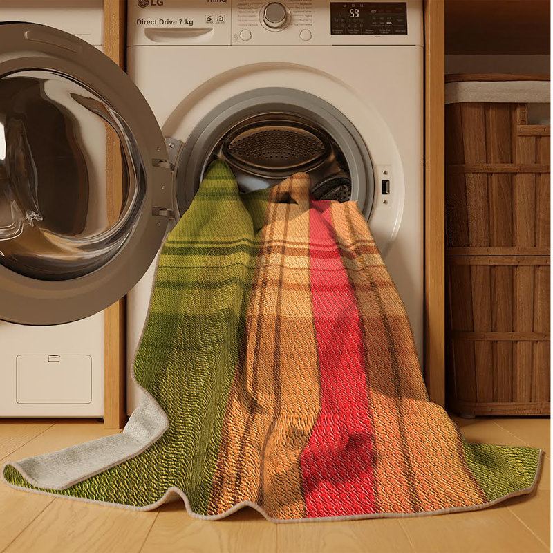 Tapis 100% à motif lavable à la machine 2989 15, Rectangle de 2 pi x 3 pi