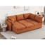 Canapé modulaire rembourré en U avec repose-pieds 6 pièces-1796246313