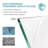 48" W x 76" H 3-Panel Triple Bypass Sliding Shower Door with 5/16" Clear Tempered Glass and Stainless Steel Frame, Chrome Finish Bathroom Shower Door-124878314