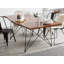 Pierce Acacia Solid Wood Top Metal Base Dining Table-41986973