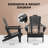 Devito All-Weather Resistant HDPE Plastic Oversize Adirondack Chairs(Set Of 2)-418685846-424041817