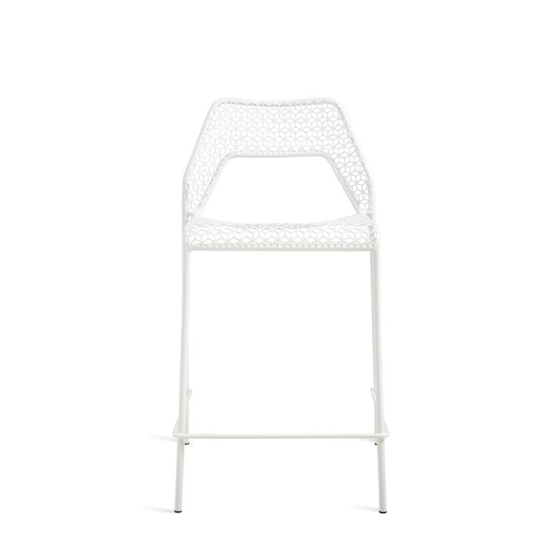 Tabouret Hot Mesh, Blanc cassé, Tabouret de comptoir (siège d'une hauteur de 24,4