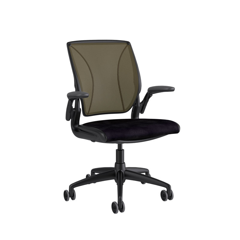 Diffrient World Wool Task Chair, Corde/Parma Red, Catena/Bayberry, Black
