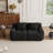 Upholstered Loveseat Compression Sofa,2 Seater Modular Sofa-1549330785