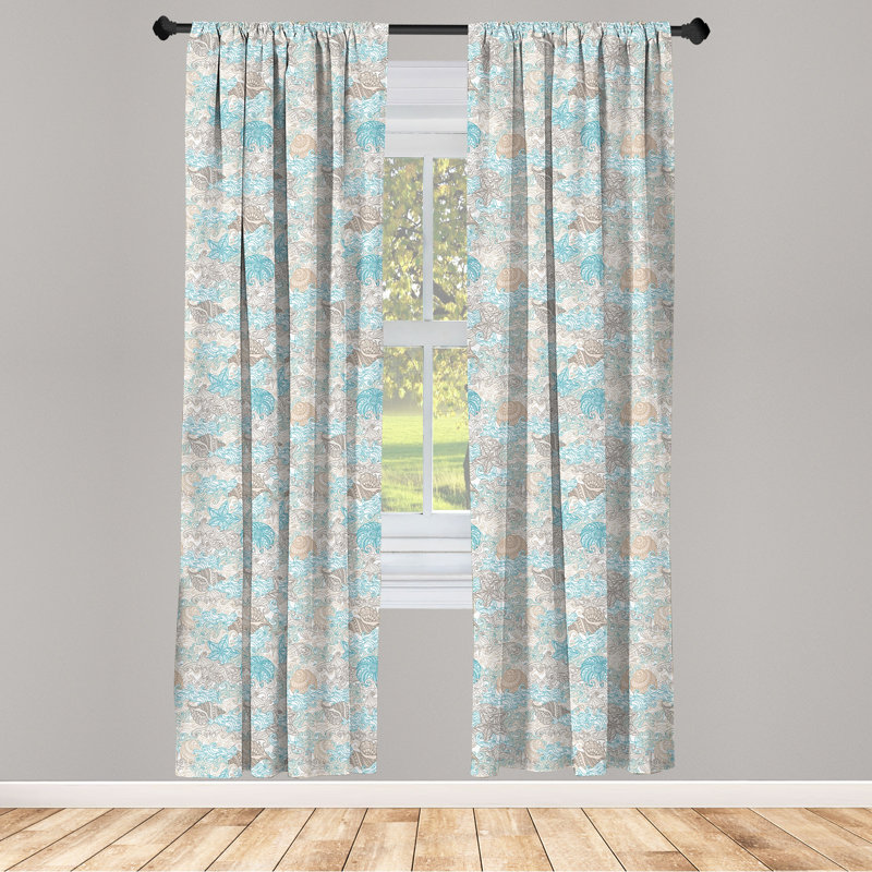 Semi-Sheer Rod Pocket Sliding Panel, 28" x 95"