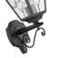 Matte Black Plug-in Outdoor Wall Lantern