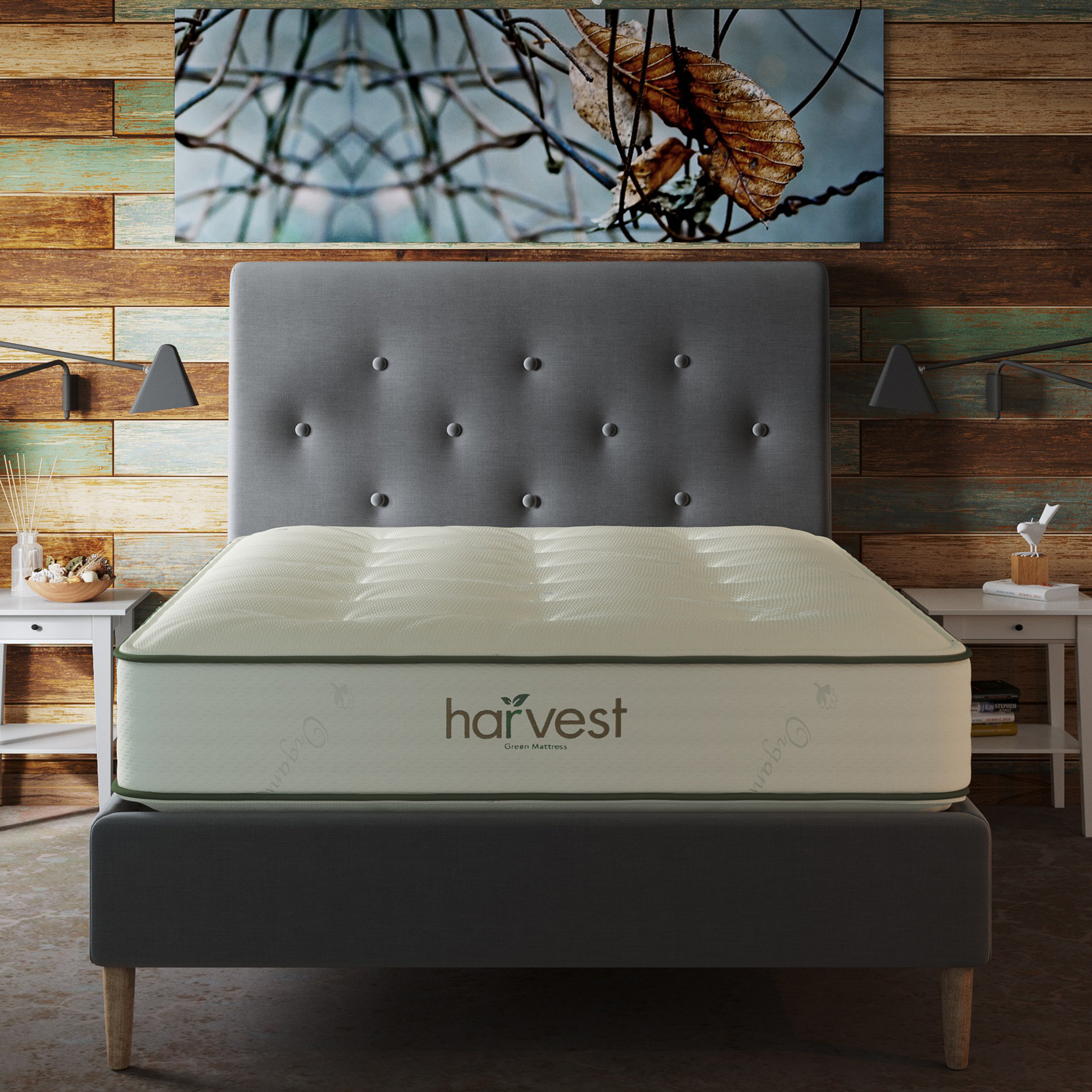 Harvest Green Mattress TwoSided 13" Firm Hybrid Mattress Wayfair