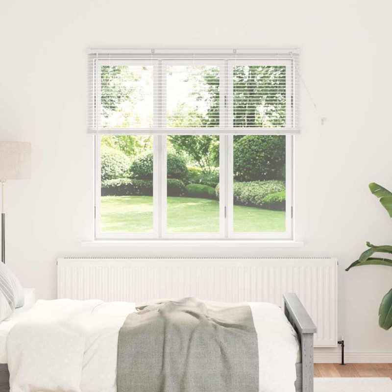 Horizontal/Venetian blind, White, 130cm L x 145cm W