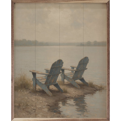 Adirondack Chairs By The Lake