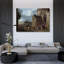 «Christ Carrying the Cross» par Cornelia Van Poelenburch - Art mural sur toile tendue avec châssis-1776338065