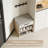 13.2" Shoe Storage Bench with Cushion, 2-Tier Adjustable Shoe Rack for Entryway-964945010