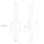 1 - Light LED Outdoor Armed Sconce-64113506