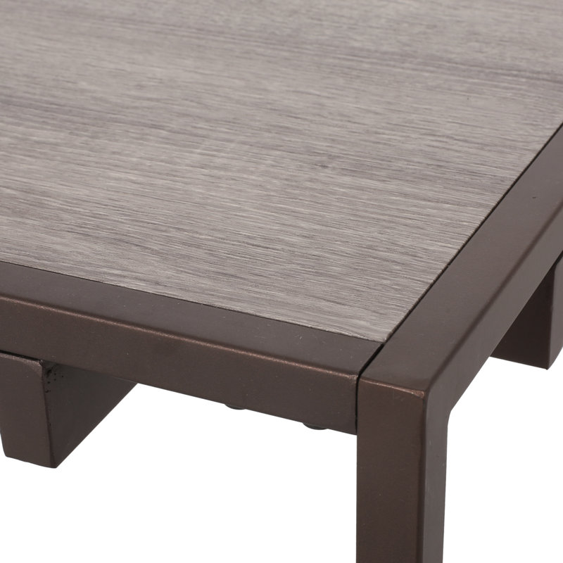 Table basse à structure ouverte, Gris