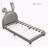 Upholstered Platform Bed Frame With Headboard-119832799-119832798