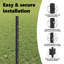 60 cm H x 10000.01 cm W Steel Fencing Kits Fencing