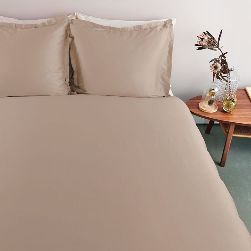Ensemble de housse de couette réversible 3 pièces Smoothies, Taupe
