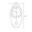 Horloge murale brune-129417711