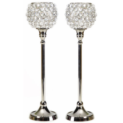 Bamman 2 Piece Candlestick Set