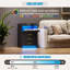 3 Drawers Bedside Table with Charging Station and Led Lights-2021268571
