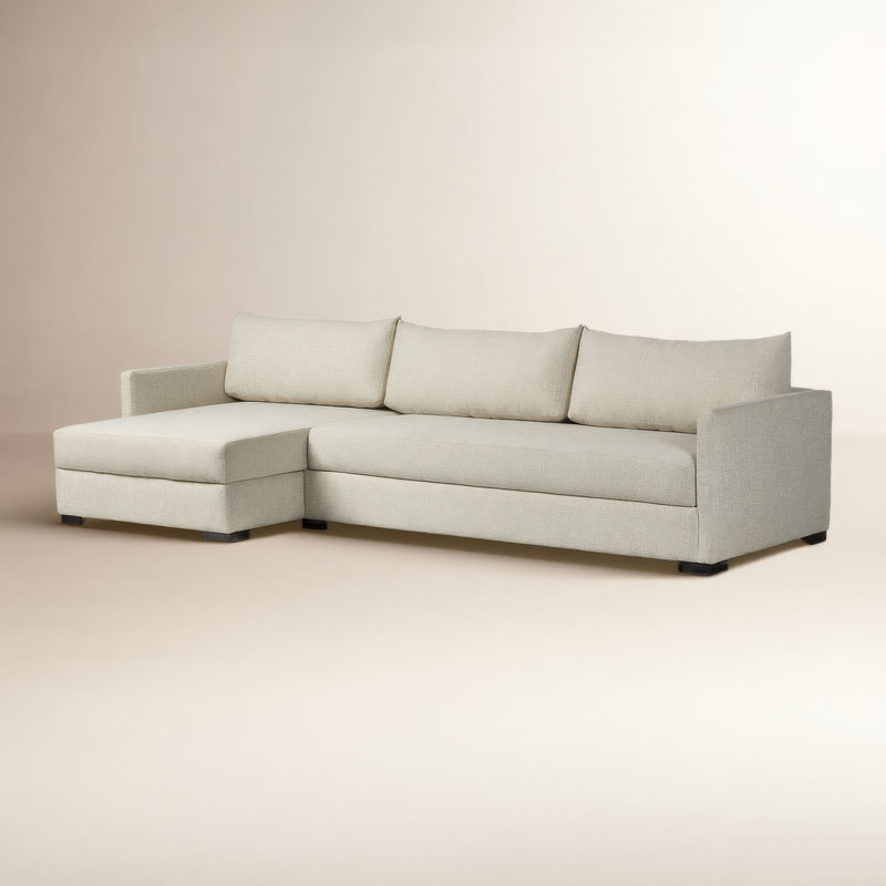 Wickham Leather 2 - Piece Chaise Sectional, Left Arm Facing