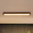1-Light Farmhouse 32W LED Linear Wood Flush Mount