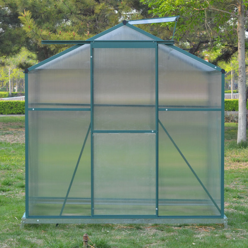Aiza Greenhouse, 195cm H x 190cm W x 130cm D, Green