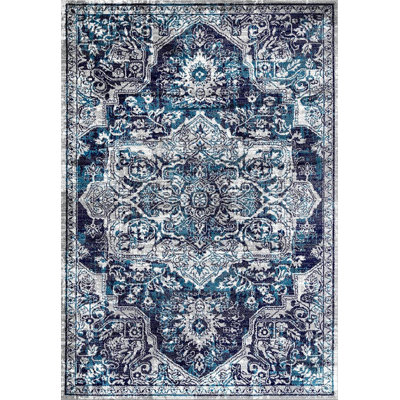 Doron Oriental Blue Area Rug