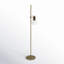 Lampe de travail sur pied polie de 56 po Timi