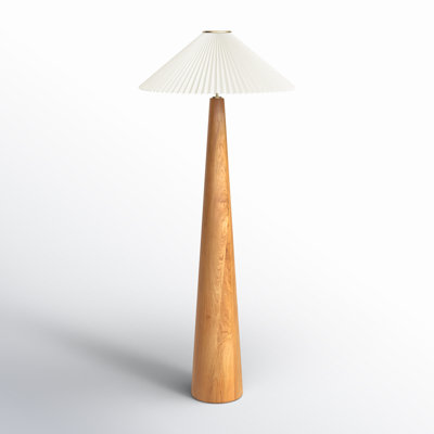 Freddy 66'' Solid Wood Floor Lamp