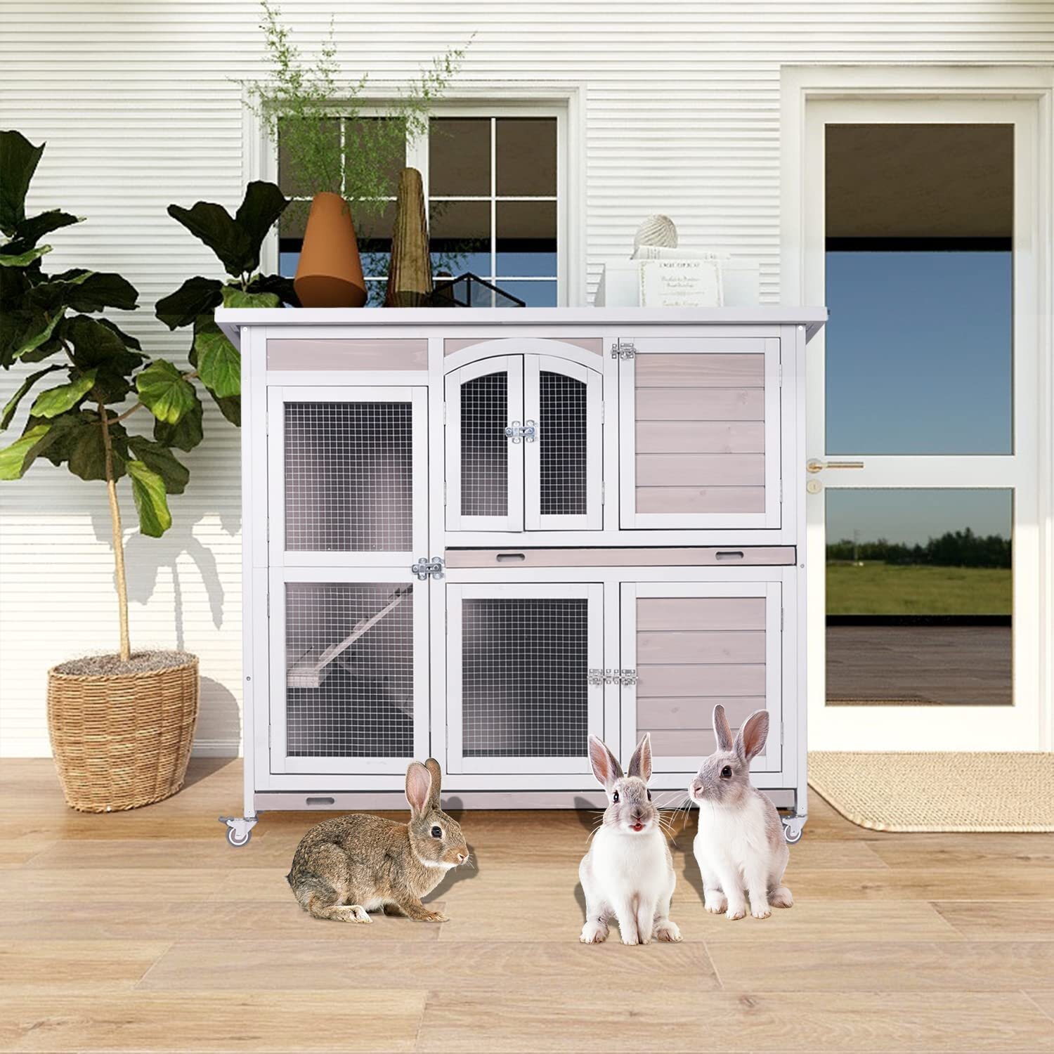 Tucker Murphy Pet™ Alisse Weather Resistant Rabbit & Reviews | Wayfair