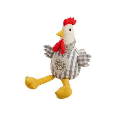 Rooster Plush Toy - Gray