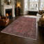 Vintage Look Cotton and Chenille Flatweave Area Rug-539647993