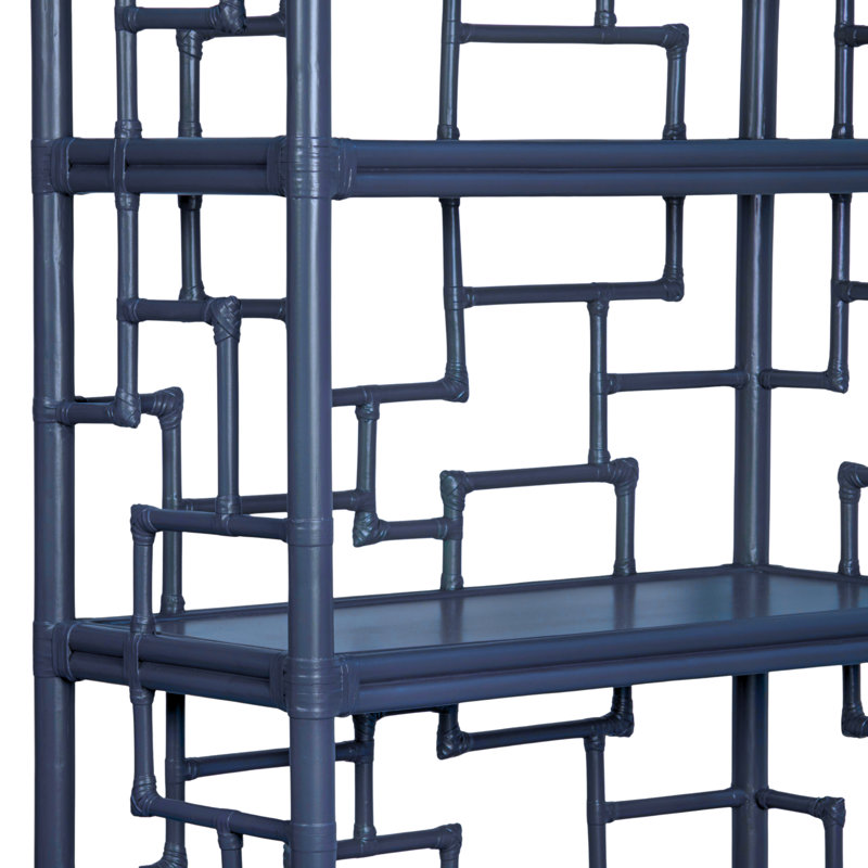 Tibet 72"H x 36"W Bookcase, Navy