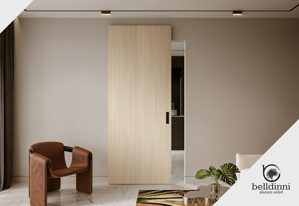 Organize your home's space with compact and aesthetically hidden barn doors
