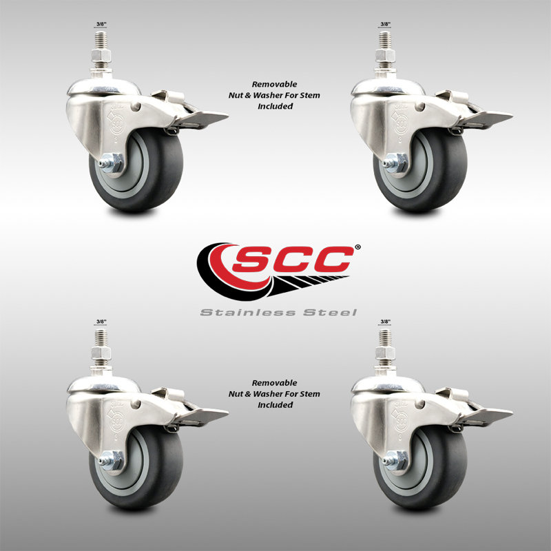 Thermoplastic Rubber Casters